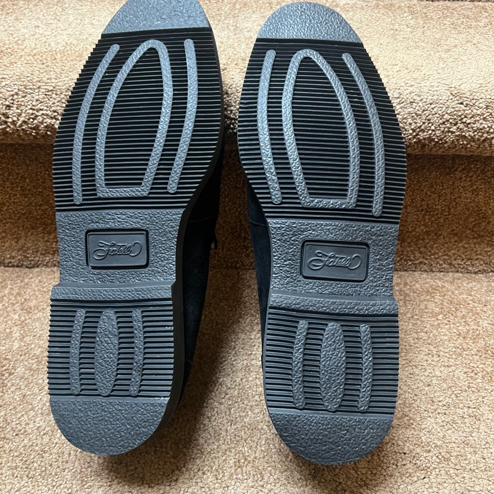 New Fratelli Men’s Black Suede Shoes Size 11 - Picture 4 of 5